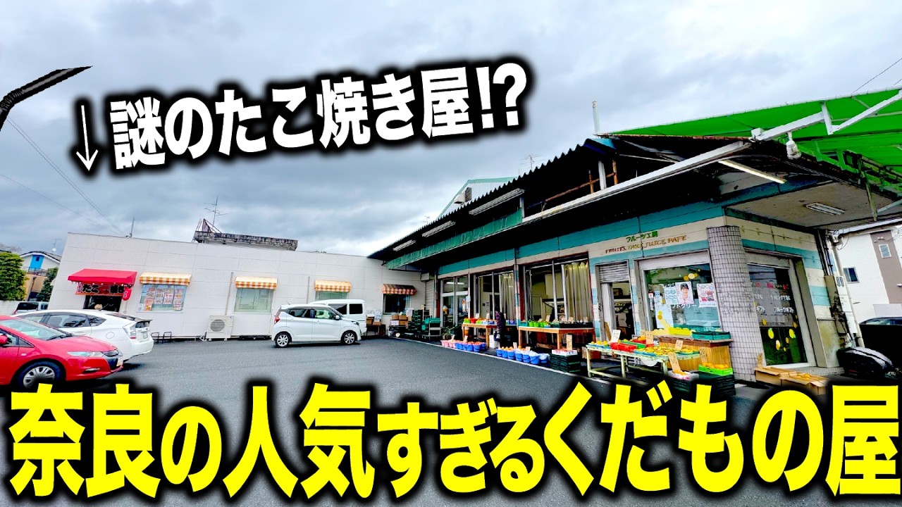 【復活】奈良の有名くだもの屋が本気で作るたこ焼き屋が帰ってきたので調査してきた！