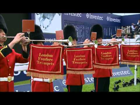 Investec Epsom Derby 2012, Oaks Day - London Fanfare Trumpets