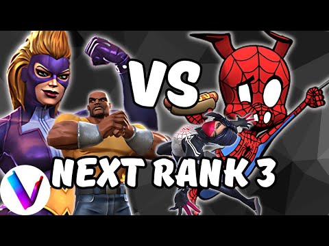 Showcase deciding my next Science Rank 3: Spider-Ham vs Titania vs Luke Cage vs Silk 7 Star R3 MCoC