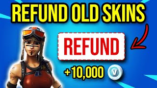 How To Refund Old Fortnite Skins (2024 NEW UPDATE!)