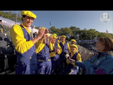 Fans on the 1st Tee – Ryder Cup 2014