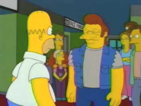 The Simpsons - Snake - Would a coward do this... Bye!