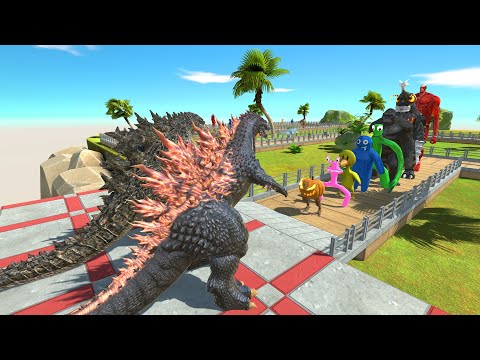 X2 Godzilla OASIS DEATH RUN - Animal Revolt Battle Simulator
