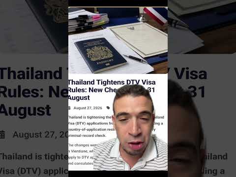 ⚠️ VISA DTV : La Thaïlande durcit les règles