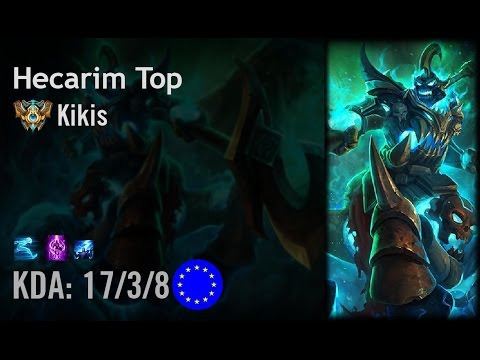 Hecarim Top vs Gnar - Kikis - EUW Challenger Patch 6.13