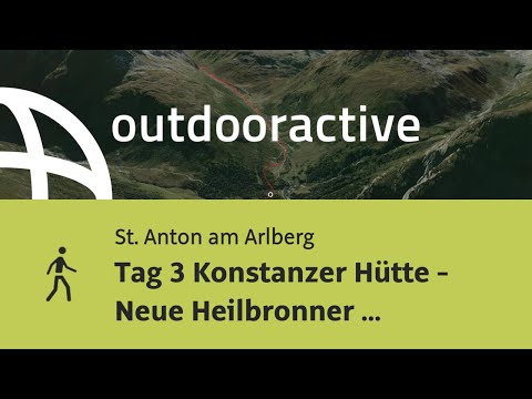 Wanderung in St. Anton am Arlberg: Tag 3 Konstanzer Hütte - Neue Heilbronner Hütte