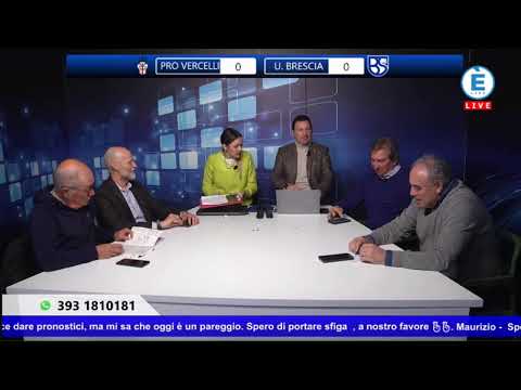 DIRETTA STADIO - PRO VERCELLI VS UNION BRESCIA