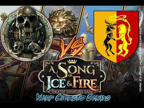 Live ASOIAF Battle Report - Fire & Blood - Freefolk vs Baratheon