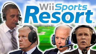 US Presidents Play Wii Sports Golf 2