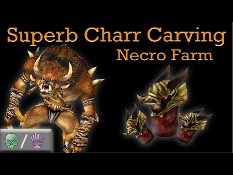 Superb Charr Carving Farmer - Guild Wars Necromancer Farm N/Me - HM