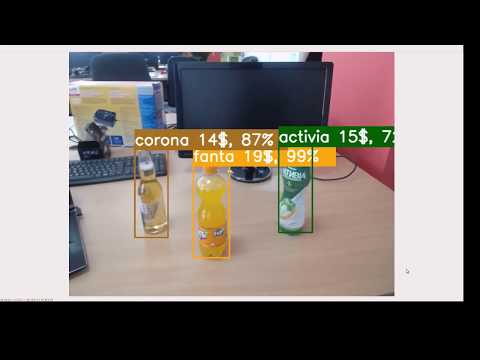 Real-time Recognition of Beverages on the Table: Grocery Product Recognition for Vending Machines