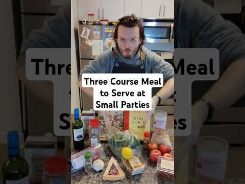 This is the perfect three course meal to serve at dinner or for small parties. Cheap and easy too!