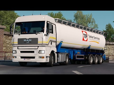 ETS2 1.34 ProMods 2.33 MAN TGA  Poznan - Kristianstad