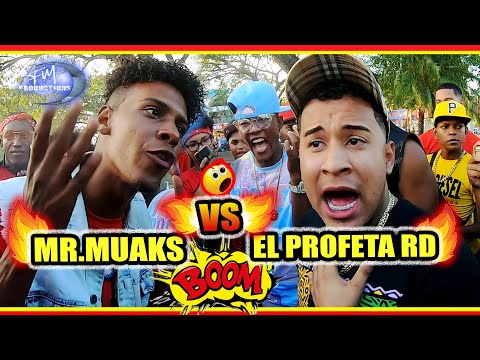 💥CATASTROFICA BATALLA!!😱 El Profeta RD VS Mr. Muaks Improvisando en San Cristobal