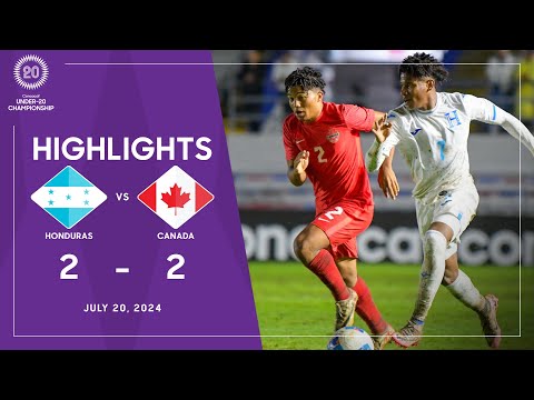 U20Championship 2024 | Honduras 2-2 Canada | Group B