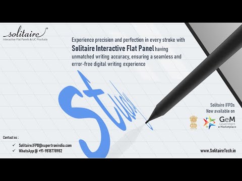 Solitaire Interactive Flat Panel