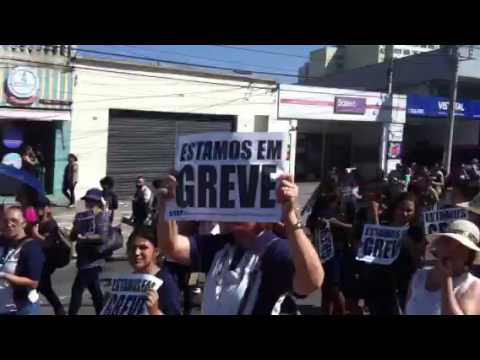 Greve dos professores em Guarulhos