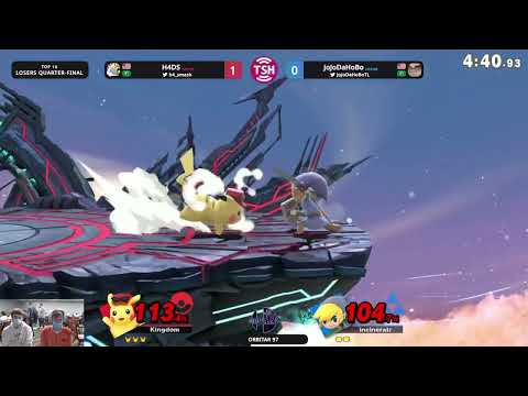 H4DS (Pikachu) vs JoJoDaHoBo (Toon Link) - Orbitar 97 - Losers Quarters