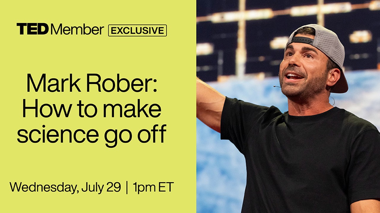LIVE with Mark Rober: How to Make Science Go Off  | TED