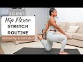 10 Min Hip Flexor Stretch Routine For Tight Hips Back Pain Beginner Friendly
