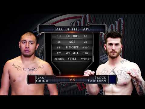 Caged Aggression XX "The Evolution" Fight 4. Ivan Chino VS Brock Swinburn