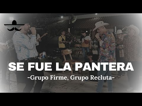 SE FUE LA PANTERA - Grupo Firme, Grupo Recluta (LETRA)