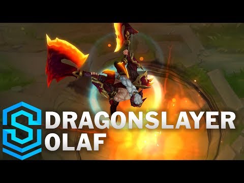 Dragonslayer Olaf Skin Spotlight - League of Legends
