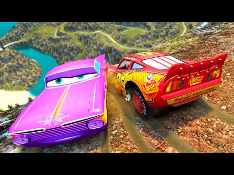 GTA 4 Lightning McQueen vs Ramone Crash Testing #1