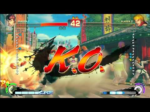 SSF4 Rank Match  kimrandy (FE)  vs  KichijyojiKEN (KE)