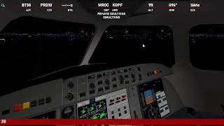 {X PLANE 11) FALCON 7X !!! Full Flight from MROC -KOPF Flying Fun!