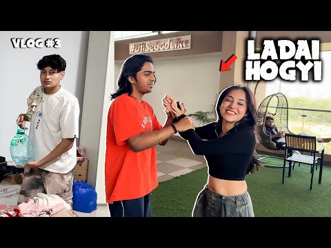 SPOWER K SATH LADAI HOGYI MERI 😲 ( ZAP LEFT,  SHOOT BTS ) |  VLOG #3
