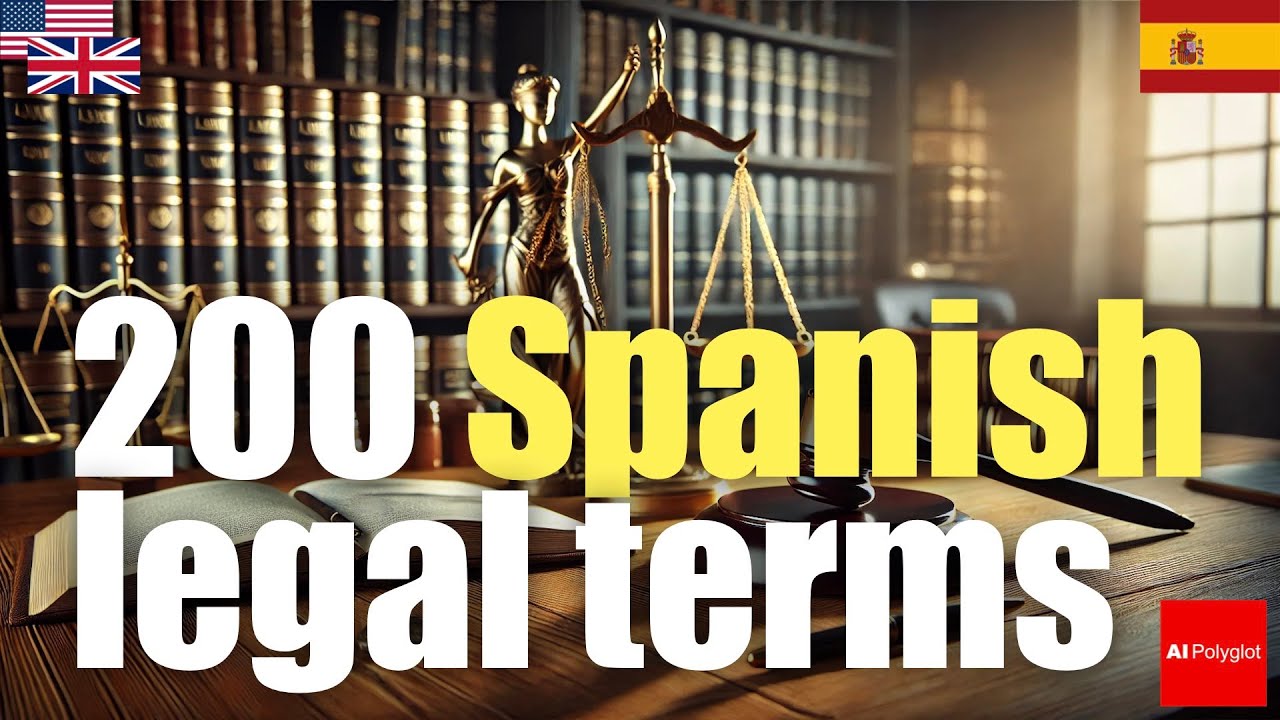 200 Spanish legal terms | Passive listening | with hiragana episode artwork