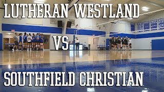 Volleyball: Lutheran Westland Warriors vs Southfield Christian Eagles