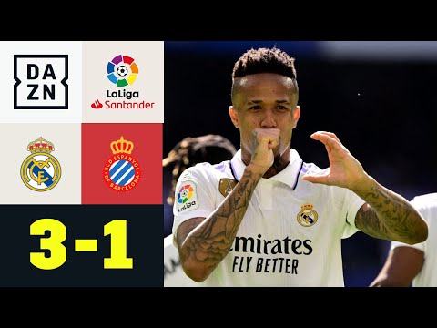 Traumtore ohne Ende! Militao und Co. drehen die Partie: Real Madrid - Espanyol 3:1 | LaLiga | DAZN