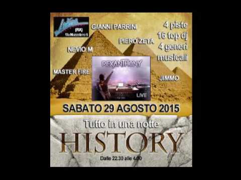 History presso La Lanterna - Riolo Terme (RA) sabato 29 agosto 2015 live set DJ Piero Zeta
