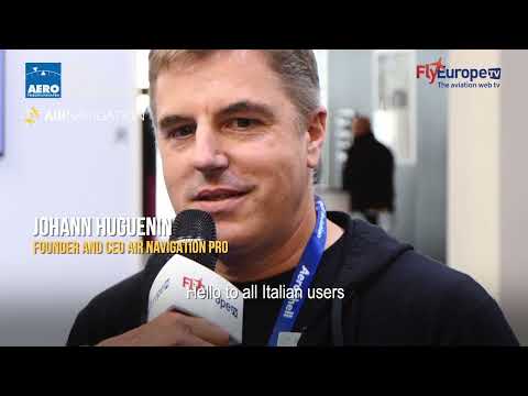 Guido Medici present Johann Huguenin founder of Air Navigation Pro