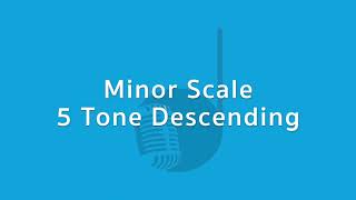 แบบฝึกหัด Minor Scale 5 tone Descending