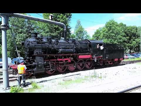 02.06.19, Dampfzugsonderfahrt durch das Murgtal - Am Bahnhof Baiersbronn