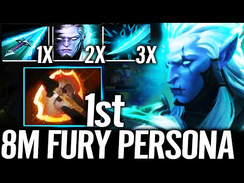🔥 8min FURY NEW PERSONA Phantom Assassin — Beautiful Effect Fast Farm Immortal Rank Dota 2 Pro