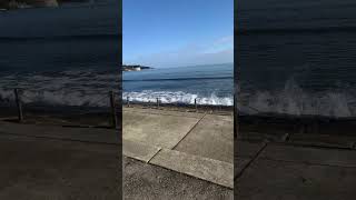 地震　比美の江公園　現在　波穏やか