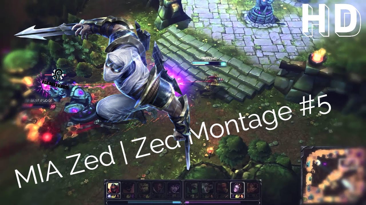 Liên Minh Huyền Thoại: Cao thủ Zed xuất hiện ^^