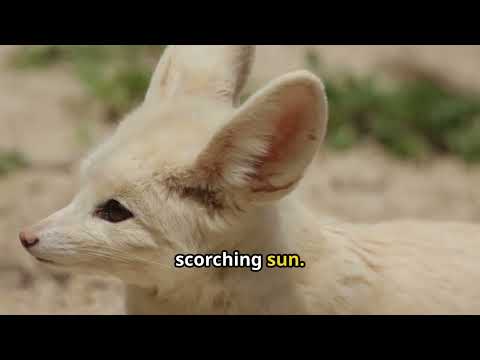 This Tiny Fox Has Giant Ears—Here’s Why! 👂🦊#fennecfox #animals #wildlife