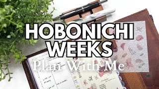 HOBONICHI WEEKS // Plan With Me // June 2-8, 2025 - Using up my sticker stash!