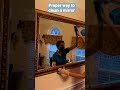 The Proper Way to Clean a Mirror #procleaningtip #shorts