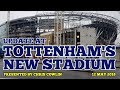UPDATE AT TOTTENHAM'S NEW STADIUM: Cranes, Screens, Retractable Pitch Close to Moving: 12 May 2018