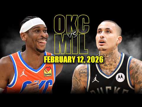 Oklahoma City Thunder vs Milwaukee Bucks Full Game Highlights – February 12, 2026 | NBA Season