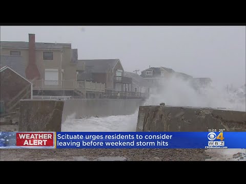 Scituate Residents Encouraged To Leave Before Nor'easter