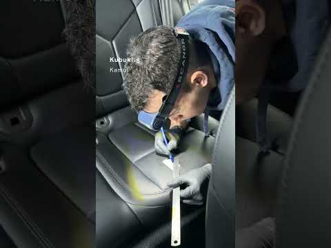 250€ Reparatur statt 1.500€ Neubezug? Porsche Cayenne Leder gerettet!