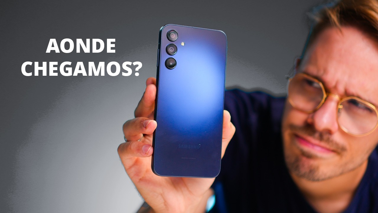 Aonde chegamos? O Galaxy A15 5G não parece um celular de entrada...