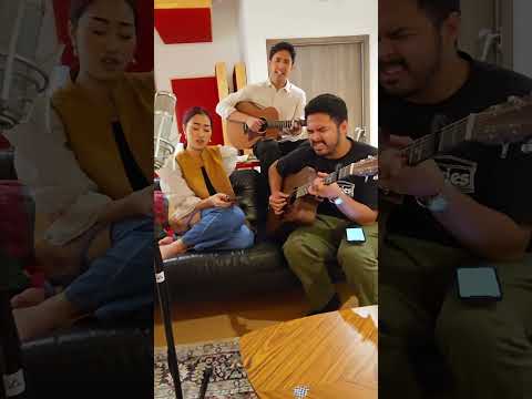 10 mins after our 3hrs session #shorts #acoustic #kota #azizharun